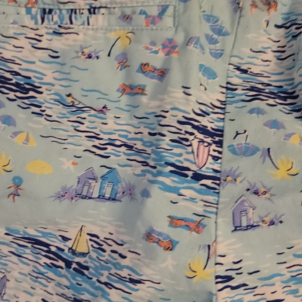 Old navy pixie shorts beach print sz 6 - Picture 7 of 7
